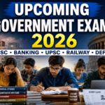 Upcoming Government Exams 2026: Complete List of SSC, Banking, UPSC, Railway & Defence Exams with Registration Dates