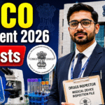 Govt Drugs Inspector Recruitment 2026: CDSCO Invites Applications for Medical Devices Division – Apply Before 5 July